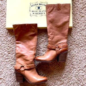 Lucky Brand like new riding boots